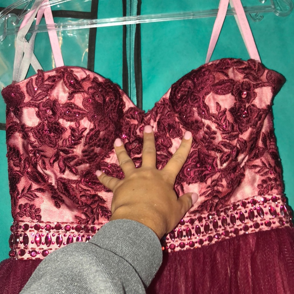 Blush prom homecoming dress - Picture 3 of 3